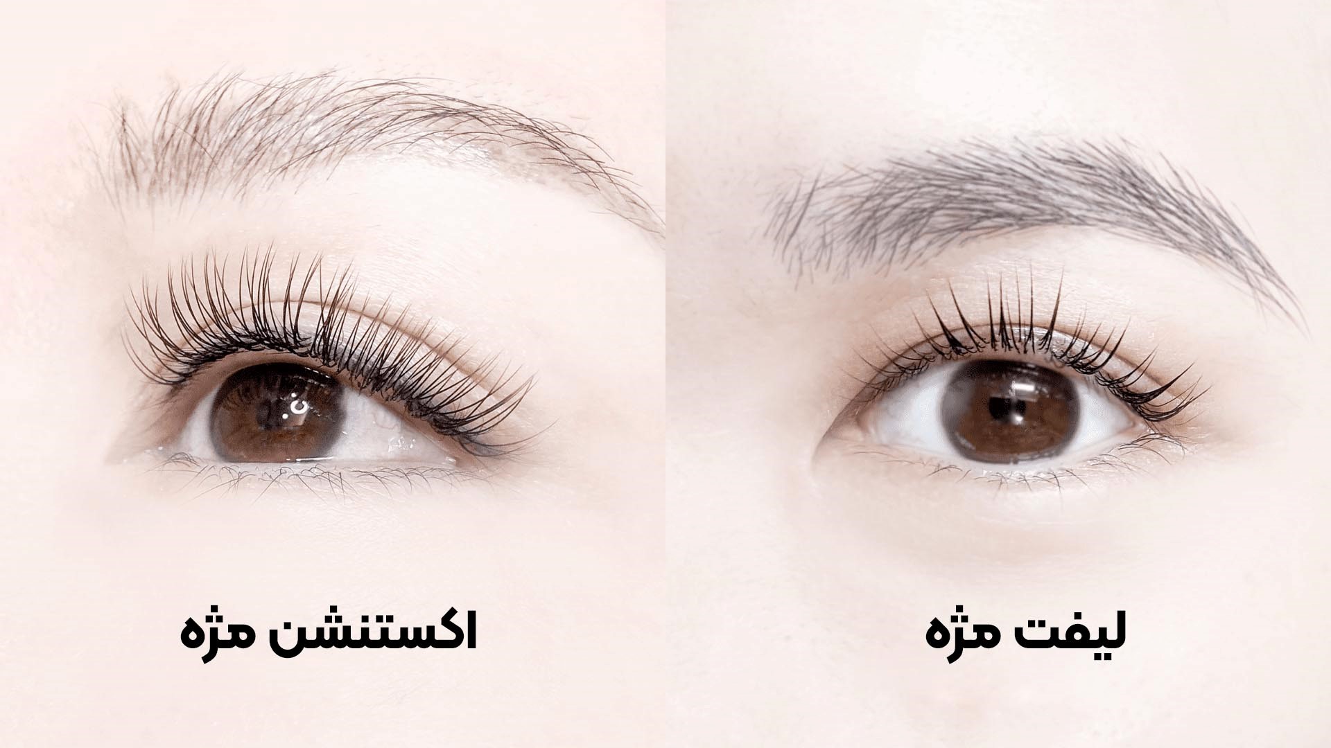 اکستنشن مژه با لیفت مژه متفاوت است؟