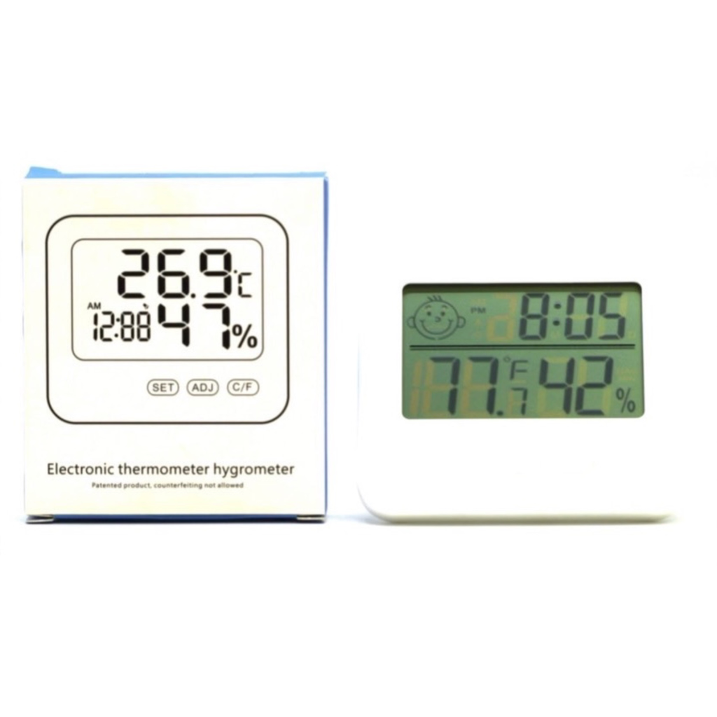 دما سنج و رطوبت سنج مربعی کاشت و اکستنشن مژه