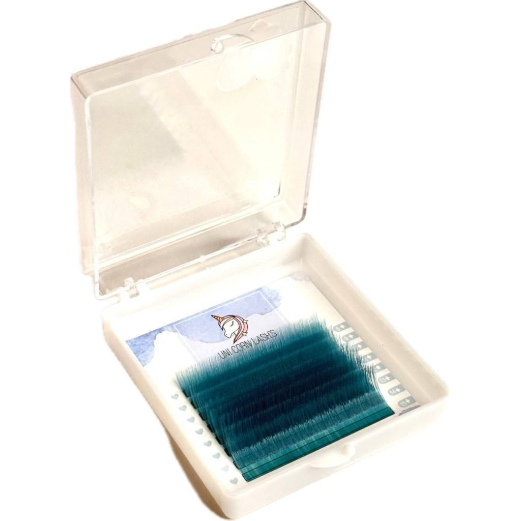 پالت اکستنشن مژه یونی کورن دی۷ مینی سبزابی