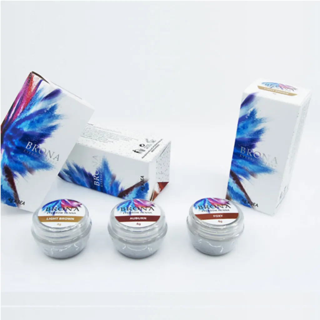 حنا ابرو برونا قهوه ای تیرهBRONA 